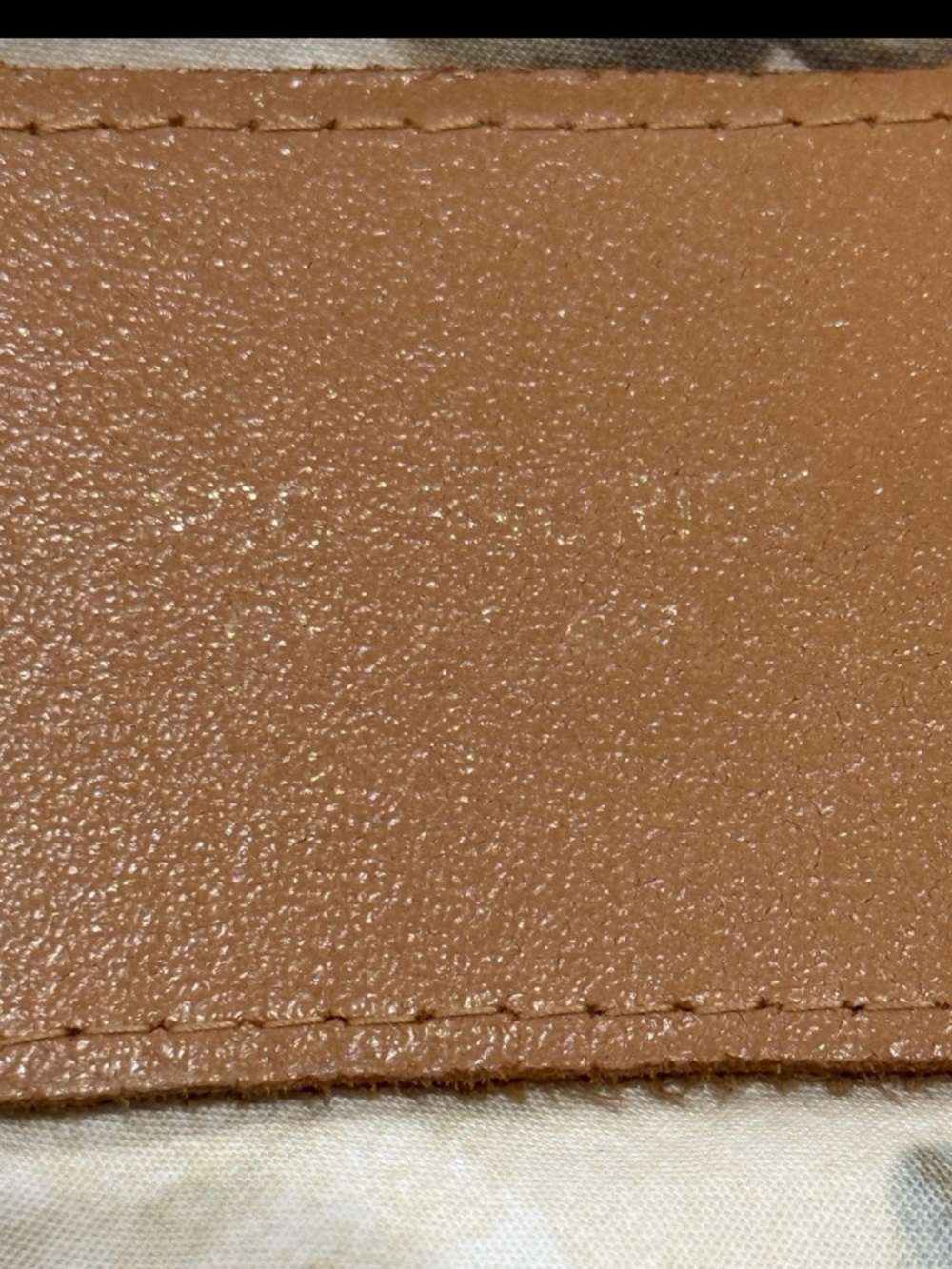Women’s leather belt with 2 tone buckle - Picture 8 of 8